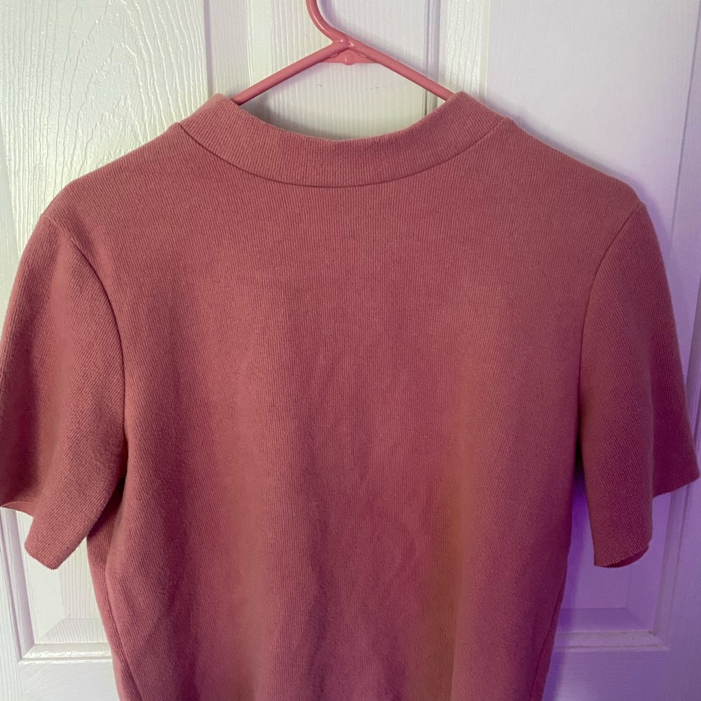 Pink Turtleneck